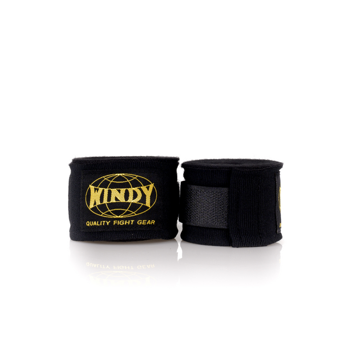 Windy Hand Wraps - Black/Gold