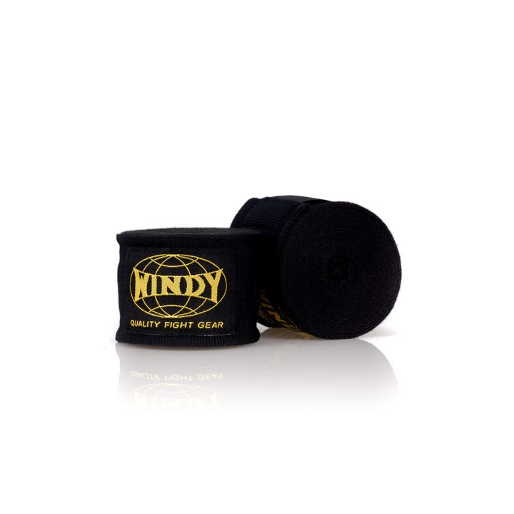 Windy Hand Wraps - Black/Gold