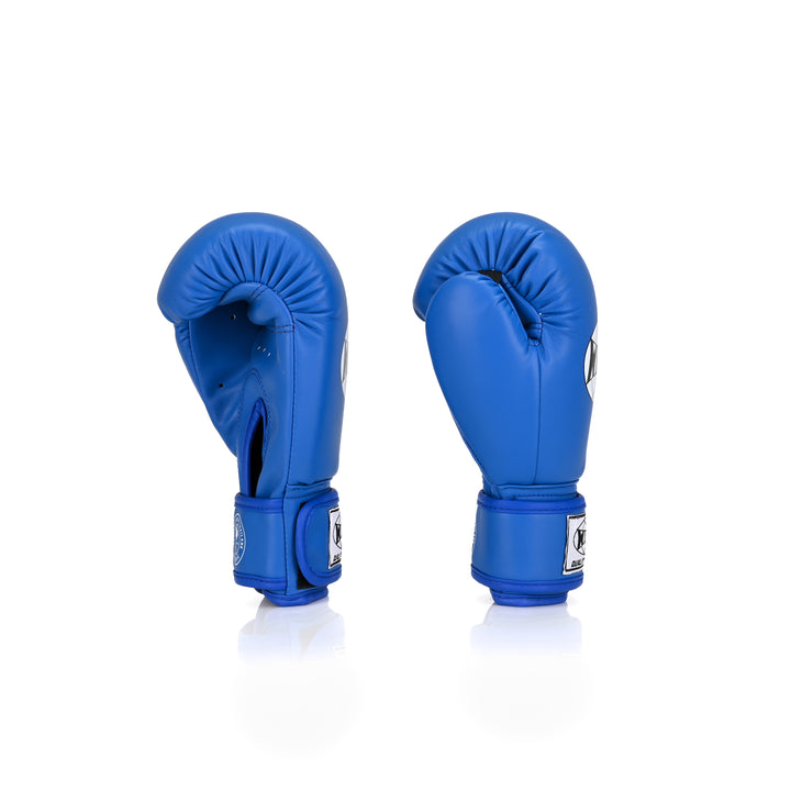 Windy Blue BGVH Gloves. Classic Genuine Leather Gloves for Boxing and Muay Thai