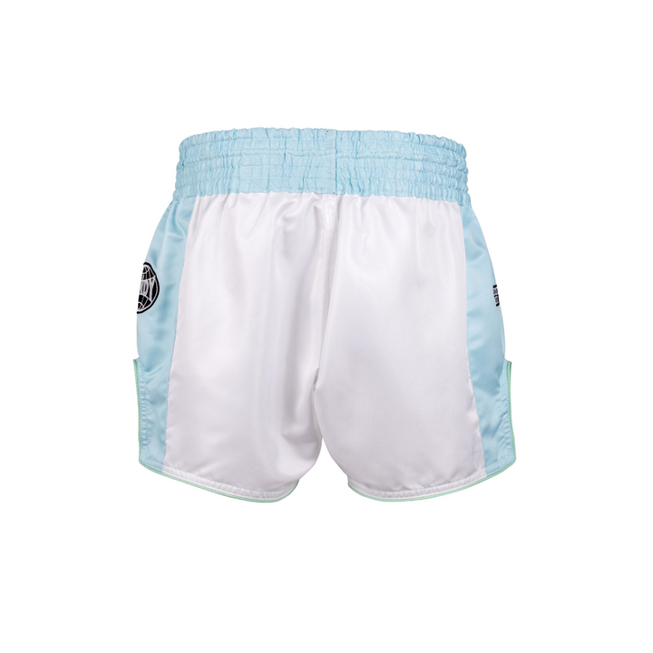 Muay Thai Short Retro - White Ice Holo